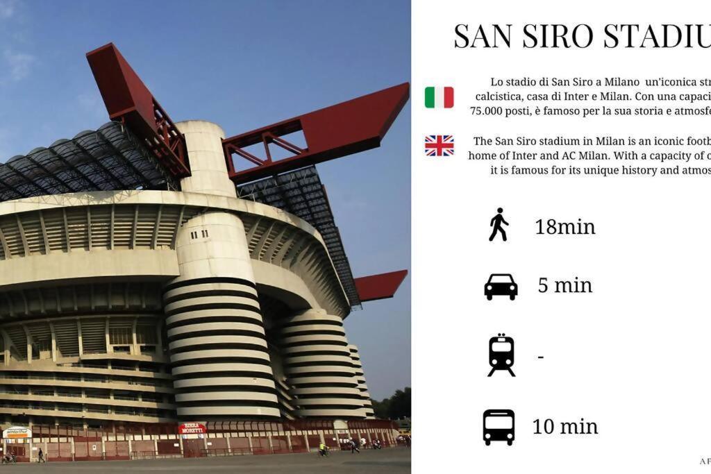 Sunny San Siro Stadio Apartment Милано Екстериор снимка